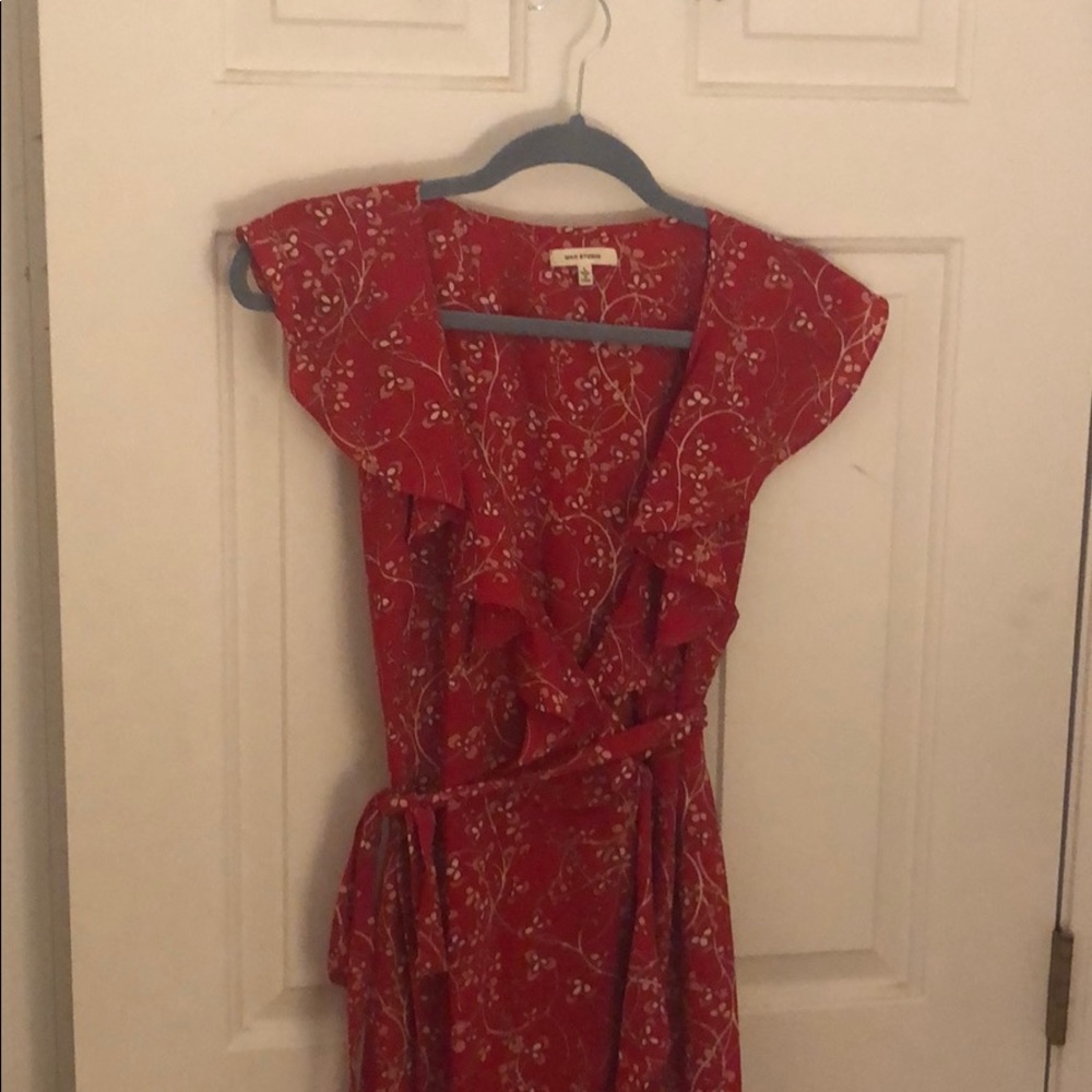 Mad studio ruffle maxi dress